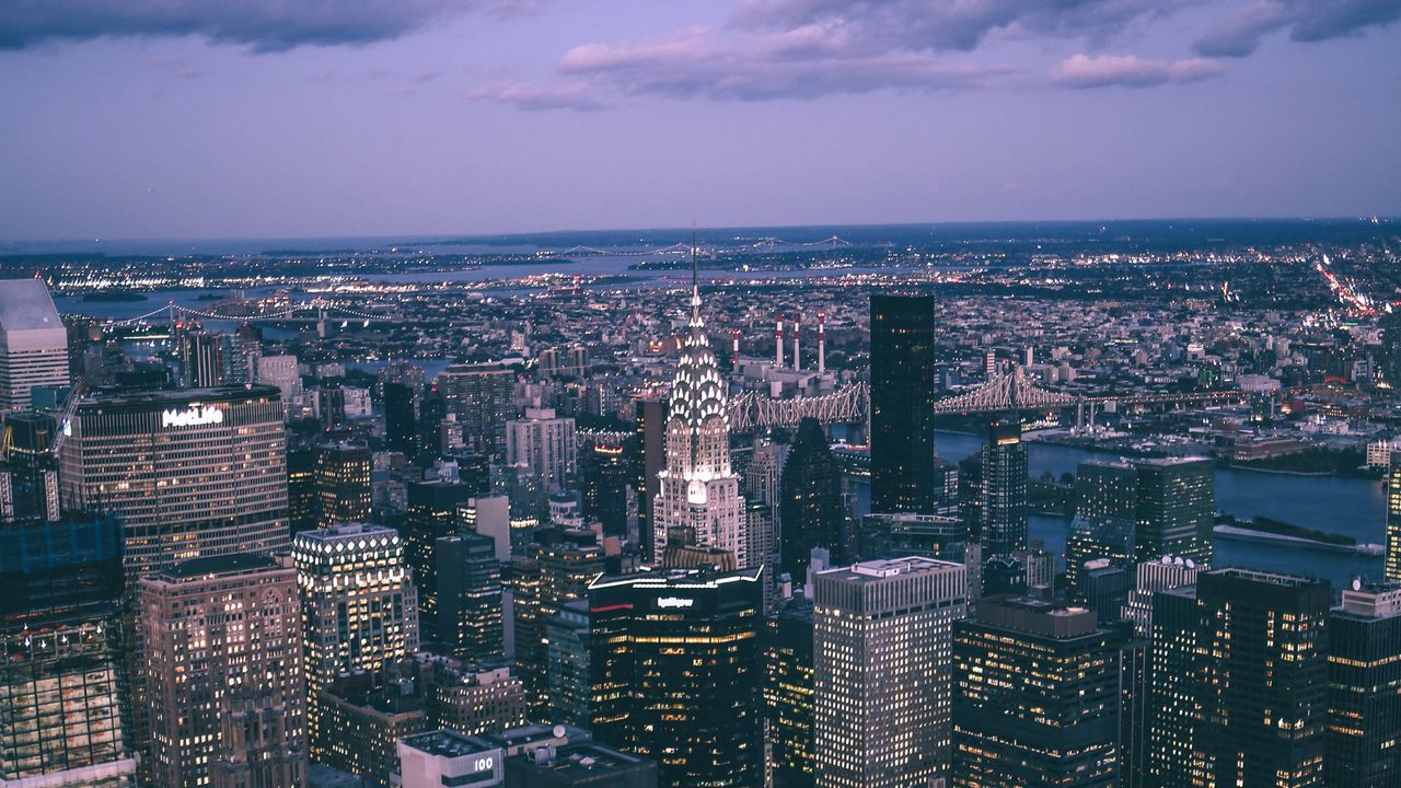 Wallpaper city, buildings, aerial view, architecture, cityscape, metropolis, new york