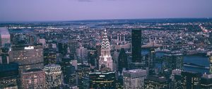 Preview wallpaper city, buildings, aerial view, architecture, cityscape, metropolis, new york