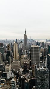 Preview wallpaper city, buildings, aerial view, new york