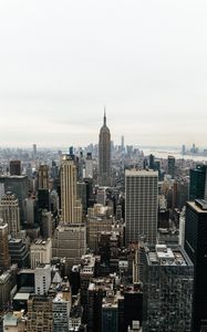 Preview wallpaper city, buildings, aerial view, new york