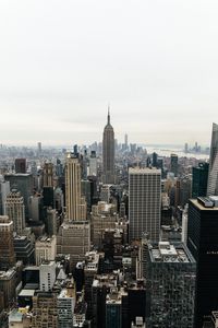 Preview wallpaper city, buildings, aerial view, new york