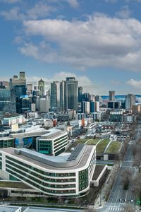 Preview wallpaper city, buildings, aerial view, architecture