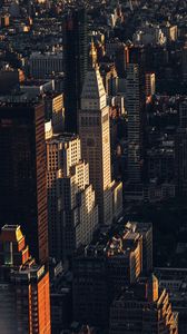 Preview wallpaper city, buildings, aerial view, cityscape, architecture