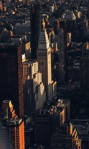 Preview wallpaper city, buildings, aerial view, cityscape, architecture