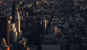 Preview wallpaper city, buildings, aerial view, cityscape, architecture