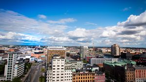 Preview wallpaper city, buildings, apartments, architecture