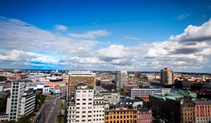 Preview wallpaper city, buildings, apartments, architecture