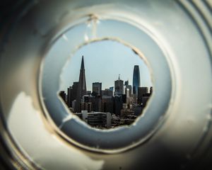 Preview wallpaper city, buildings, architecture, skyscrapers, view, overview