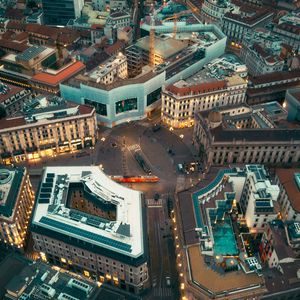 Preview wallpaper city, buildings, architecture, road, italy