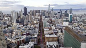 Preview wallpaper city, buildings, architecture, road, san francisco, usa