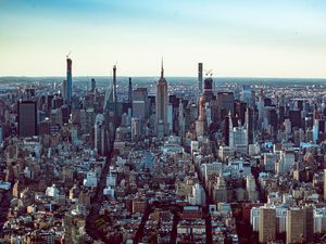 Preview wallpaper city, buildings, architecture, skyscraper, new york, usa