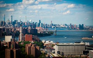 Preview wallpaper city, buildings, architecture, tower, sky