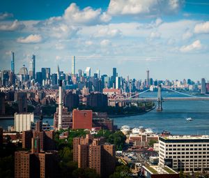 Preview wallpaper city, buildings, architecture, tower, sky