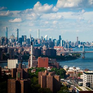 Preview wallpaper city, buildings, architecture, tower, sky