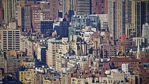 Preview wallpaper city, buildings, architecture, metropolis, apartments