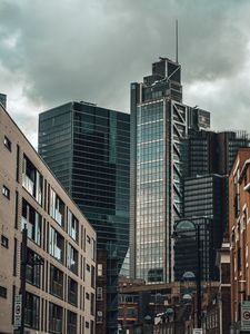 Preview wallpaper city, buildings, architecture, glass