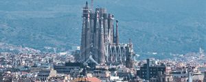 Preview wallpaper city, buildings, architecture, aerial view