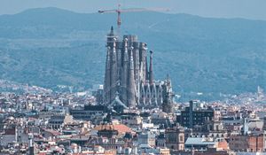 Preview wallpaper city, buildings, architecture, aerial view