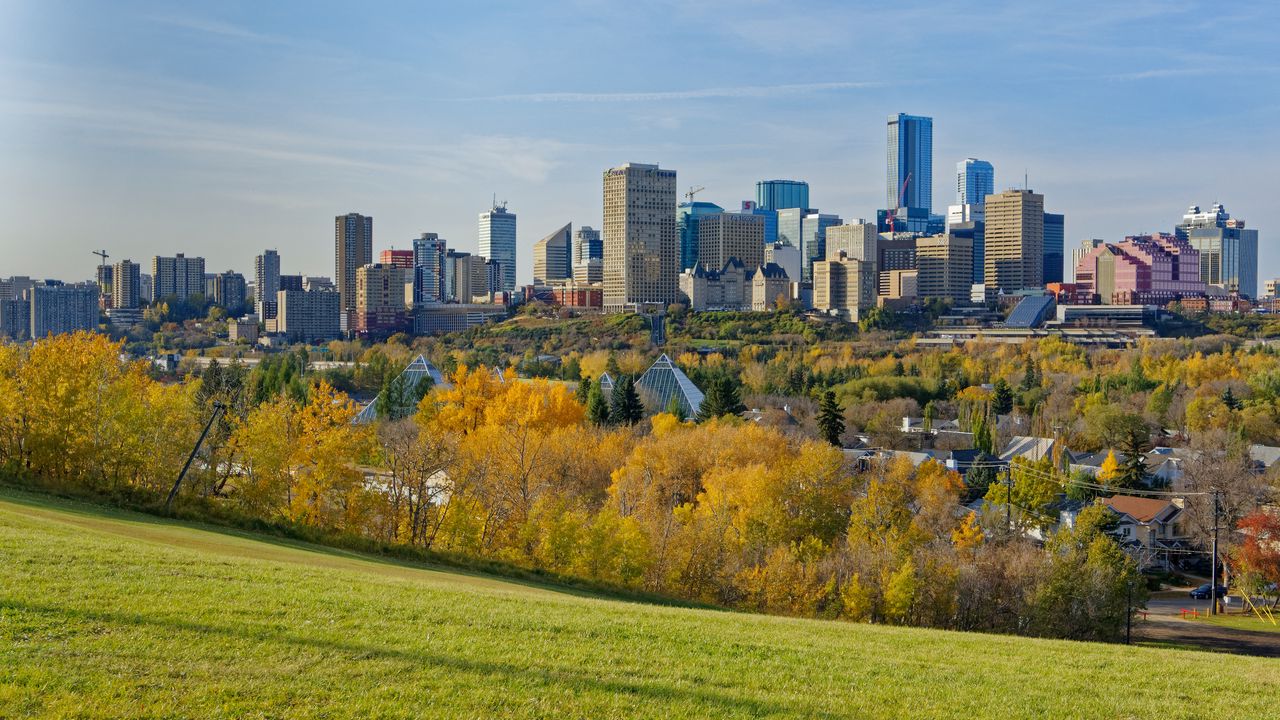 Wallpaper city, buildings, architecture, trees