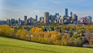 Preview wallpaper city, buildings, architecture, trees