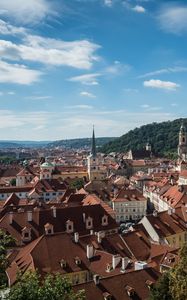 Preview wallpaper city, buildings, architecture, aerial view, old