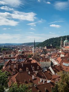 Preview wallpaper city, buildings, architecture, aerial view, old