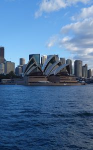 Preview wallpaper city, buildings, architecture, water, sydney