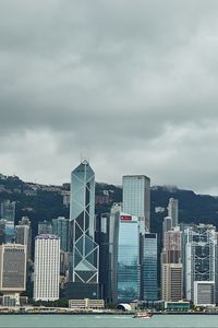 Preview wallpaper city, buildings, architecture, skyscrapers, pier, water