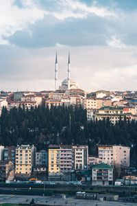 Preview wallpaper city, buildings, architecture, towers, cityscape, aerial view