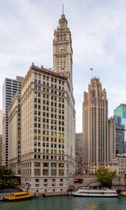 Preview wallpaper city, buildings, architecture, tower, chicago