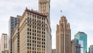 Preview wallpaper city, buildings, architecture, tower, chicago