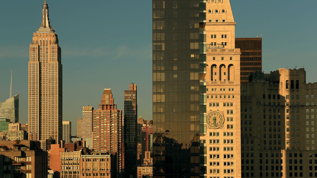 Wallpaper city, buildings, architecture, skyscrapers, metropolis, new york, usa