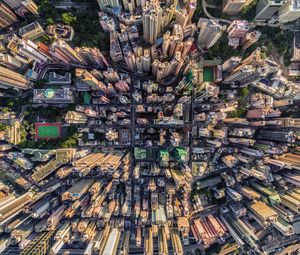 Preview wallpaper city, buildings, architecture, urban, aerial view