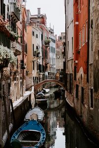 Preview wallpaper city, buildings, boats, river, venice