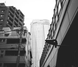 Preview wallpaper city, buildings, bw, architecture, urban