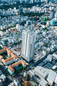 Preview wallpaper city, buildings, cityscape, aerial view, architecture