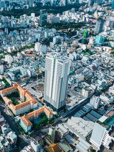 Preview wallpaper city, buildings, cityscape, aerial view, architecture