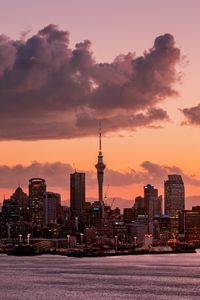 Preview wallpaper city, buildings, coast, auckland, new zealand