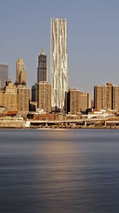 Preview wallpaper city, buildings, coast, metropolis, new york