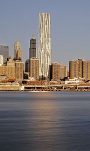 Preview wallpaper city, buildings, coast, metropolis, new york