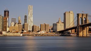 Preview wallpaper city, buildings, coast, metropolis, new york