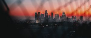 Preview wallpaper city, buildings, dusk, dark, overview