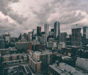 Preview wallpaper city, buildings, metropolis, architecture, aerial view
