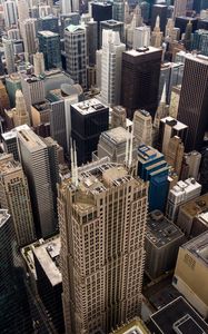 Preview wallpaper city, buildings, metropolis, aerial view, architecture