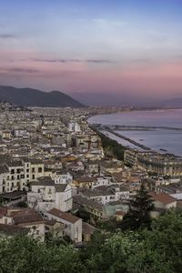 Preview wallpaper city, buildings, roofs, coast, italy