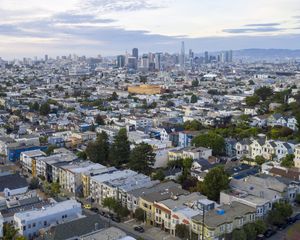 Preview wallpaper city, buildings, roofs, san francisco, usa