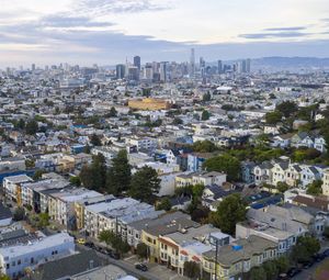 Preview wallpaper city, buildings, roofs, san francisco, usa