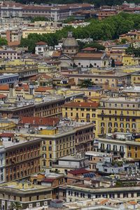 Preview wallpaper city, buildings, roofs, architecture, aerial view, cityscape