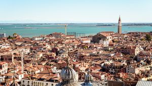 Preview wallpaper city, buildings, roofs, old, venice, italy