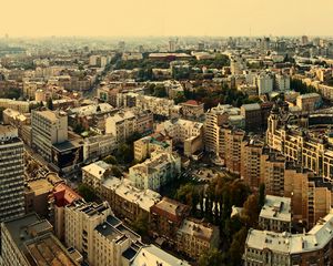 Preview wallpaper city, buildings, sky, height